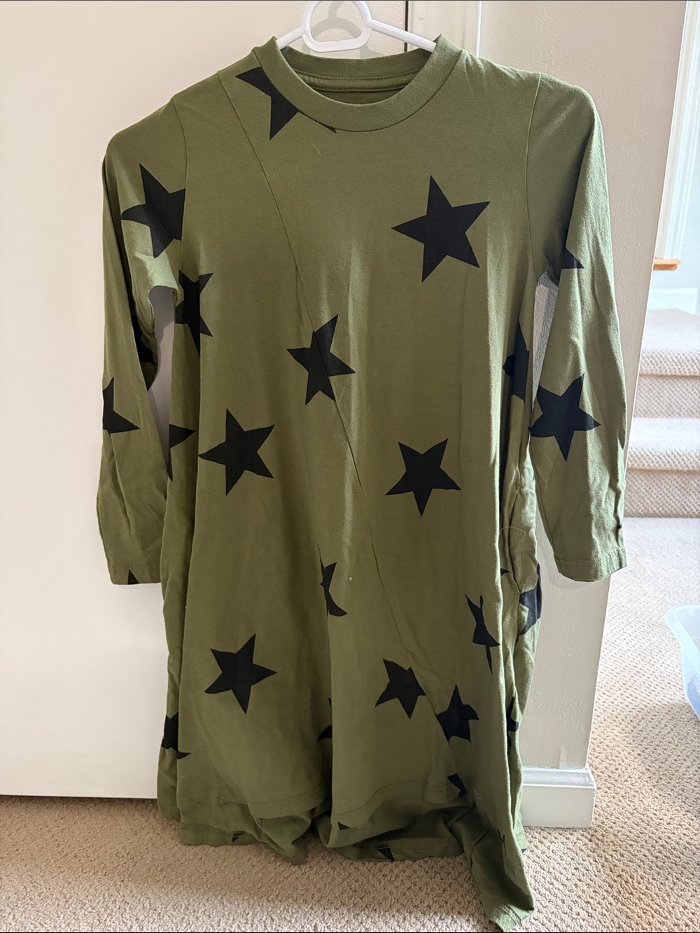 nununu Olive Green Star 360 Dress